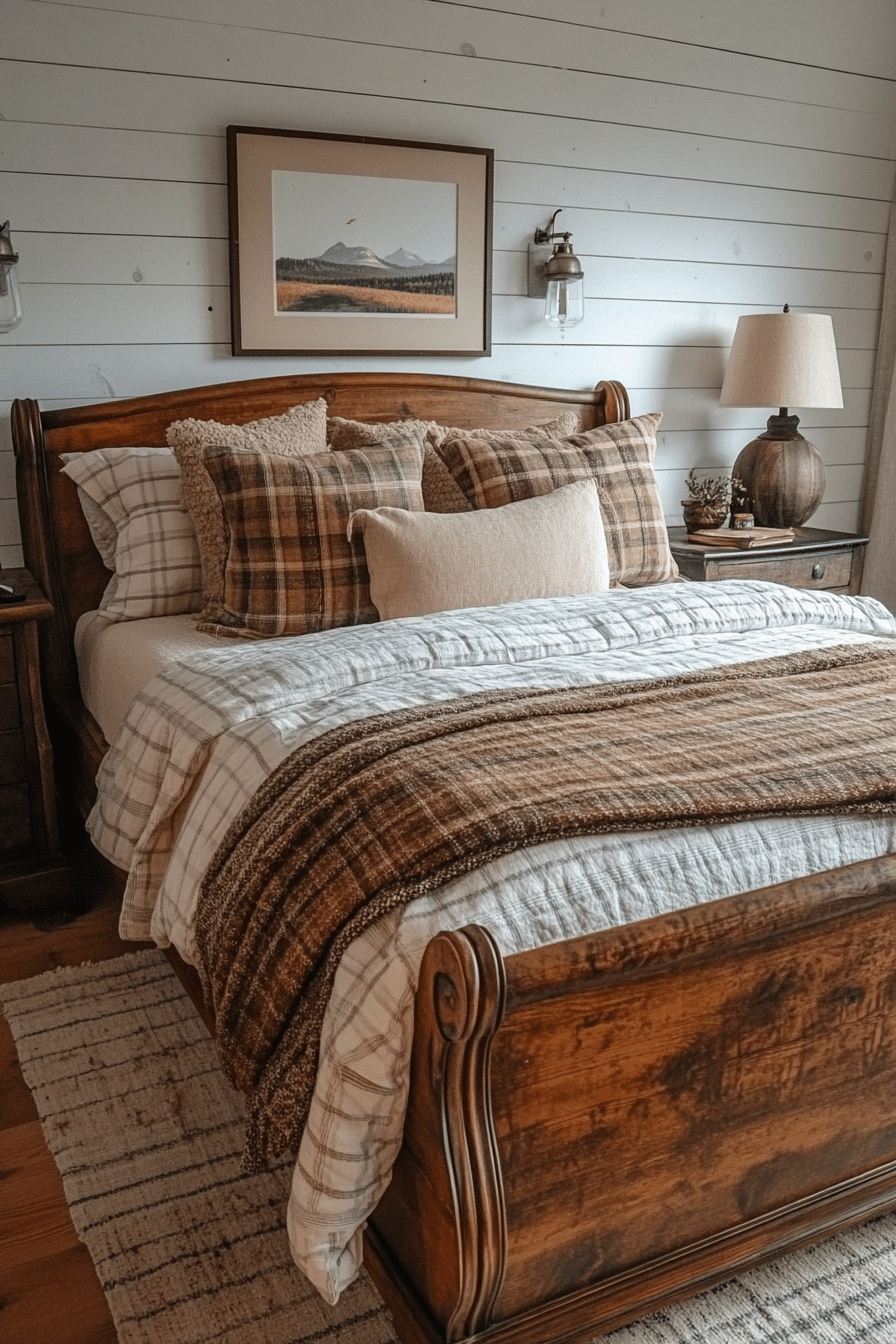 rustic farmhouse bedroom