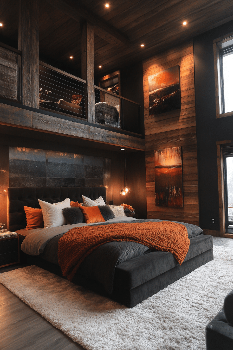 Urban Elegance for Barndominium Bedroom Ideas