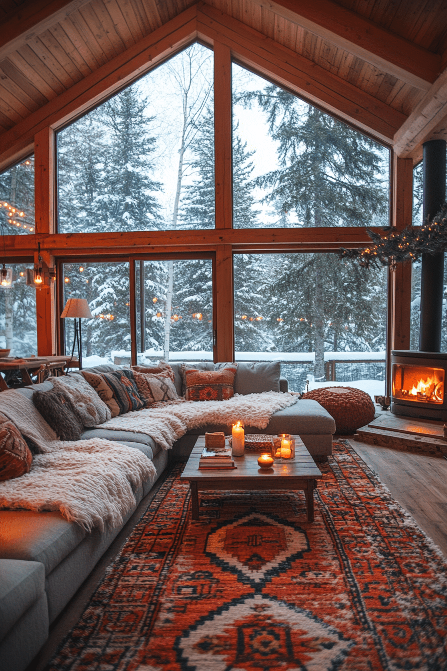 little cabin living room