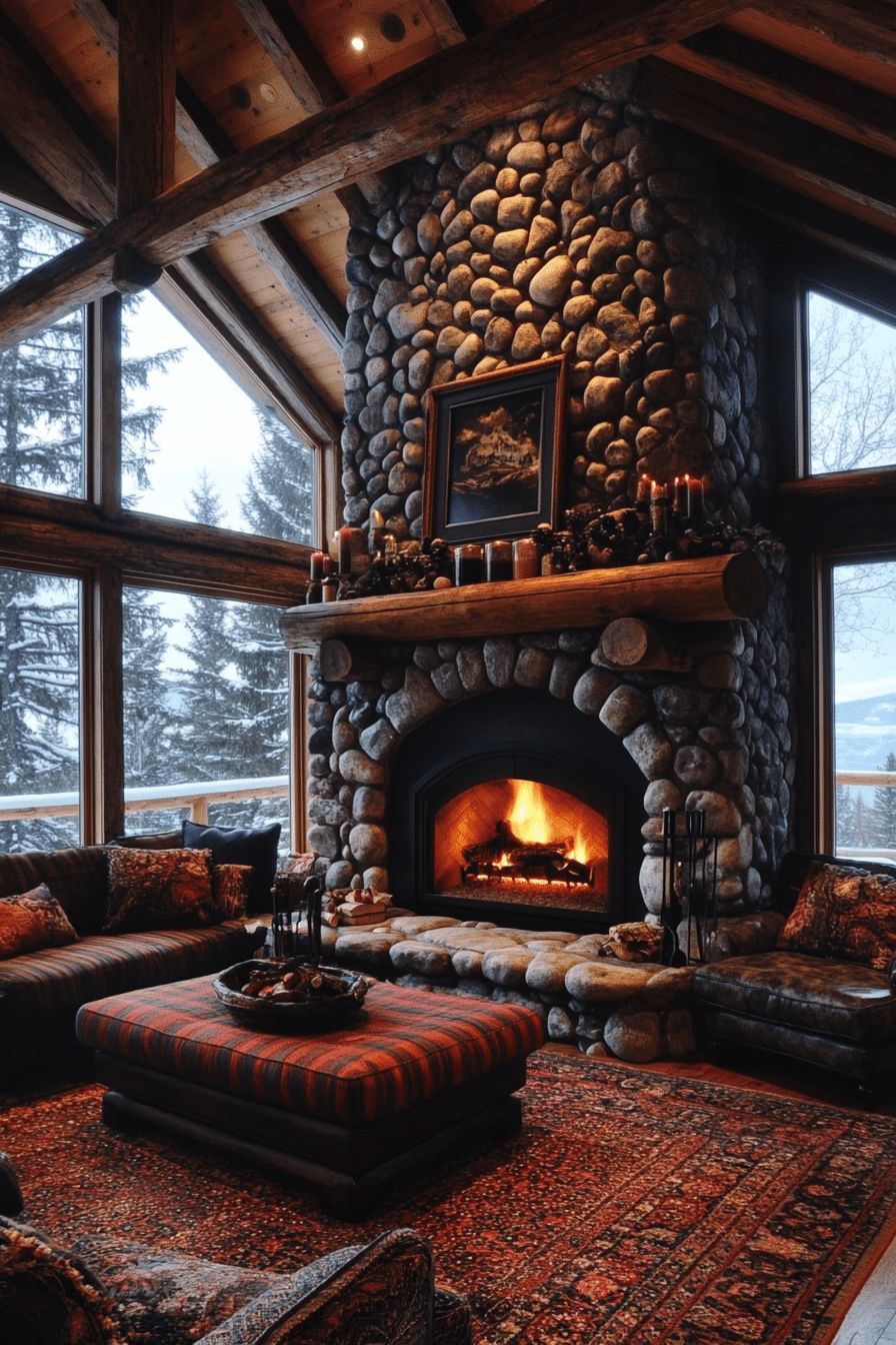 little cabin living room