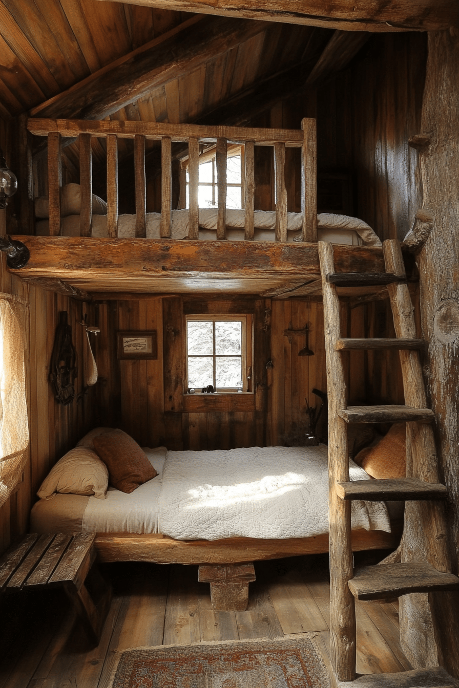 little cabin bedroom