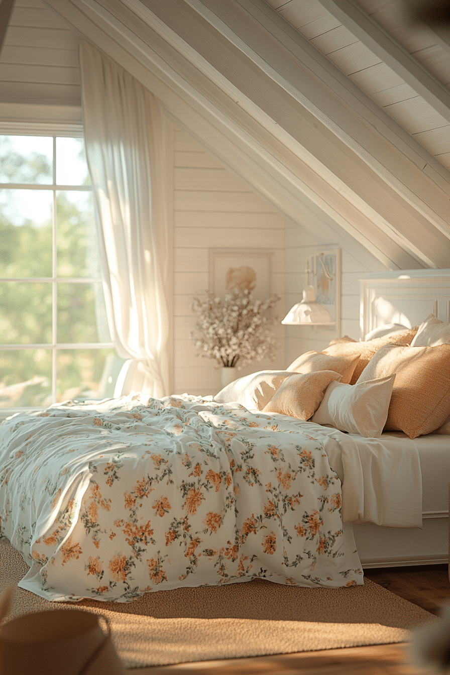 Pastel Paradise for Barndominium Bedroom Ideas