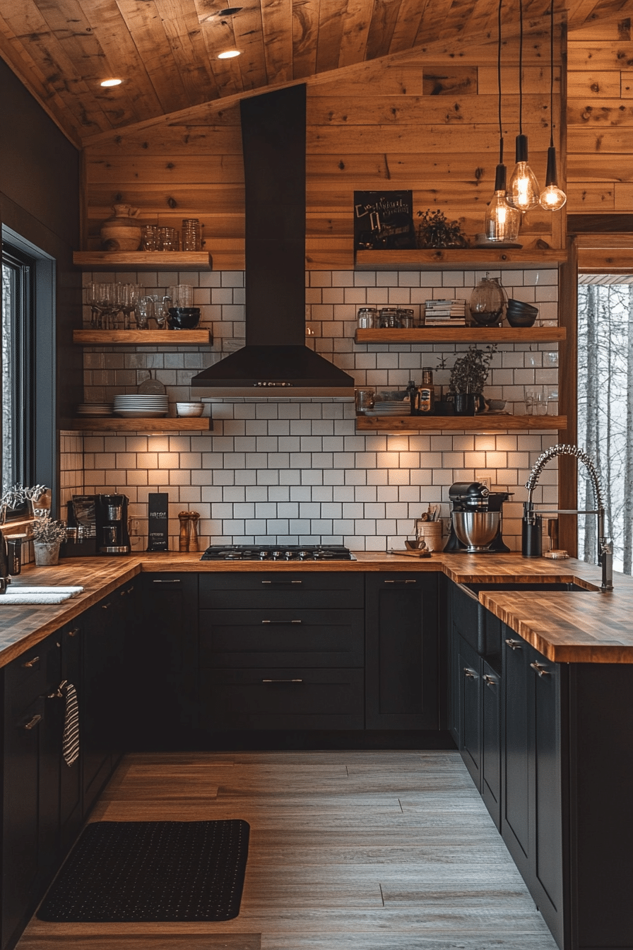 little cabin kitchen