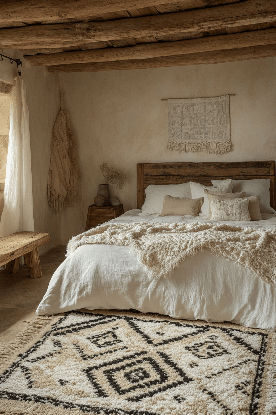 rustic farmhouse bedroom