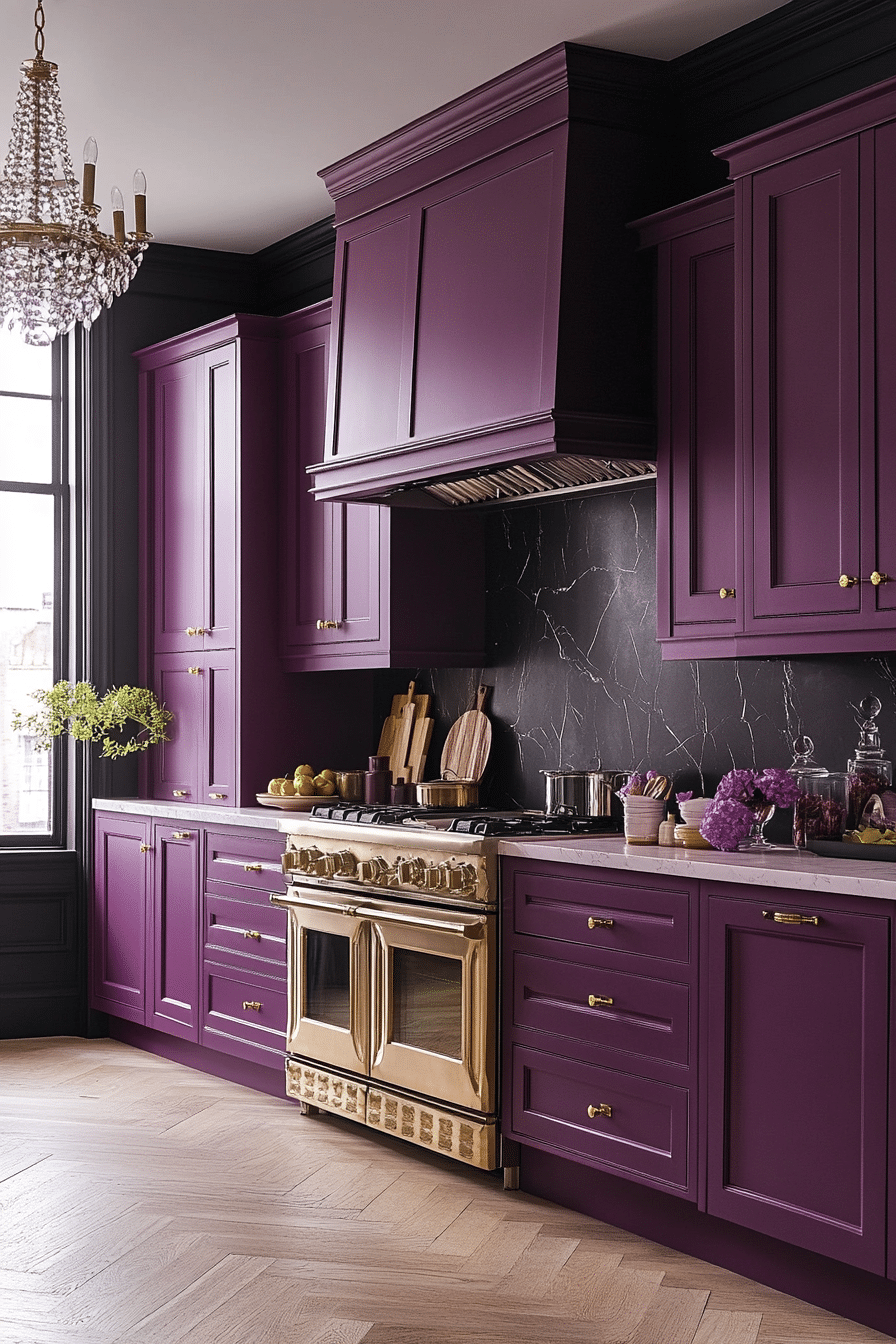 dark kitchen cabinets