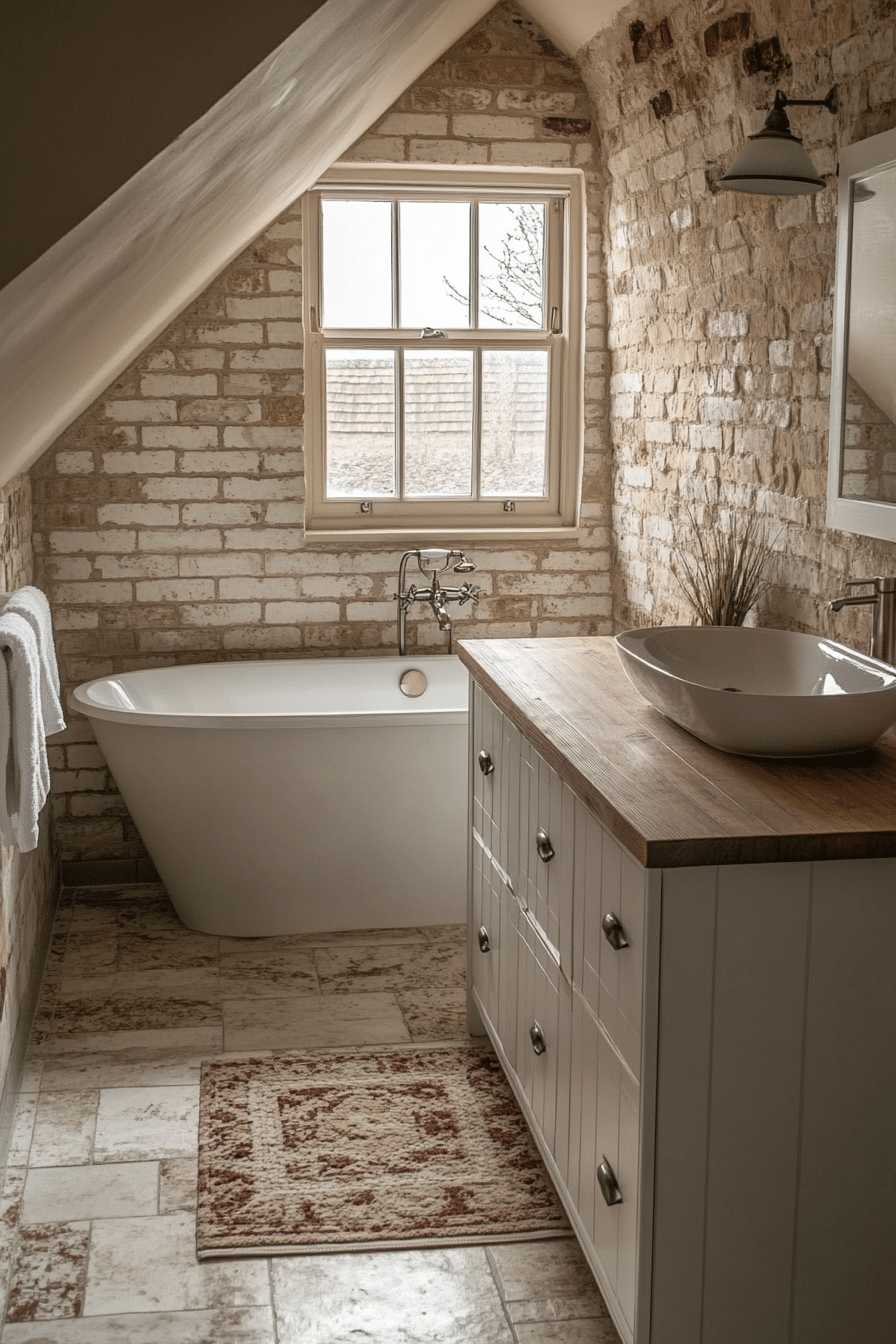 farmhouse style bathroom