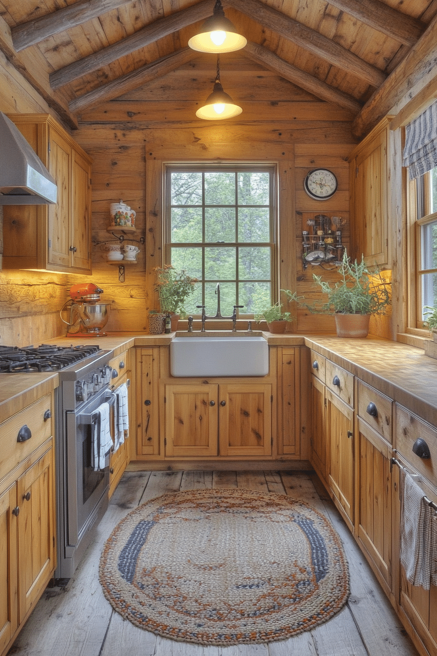 rustic kitchen cabinets