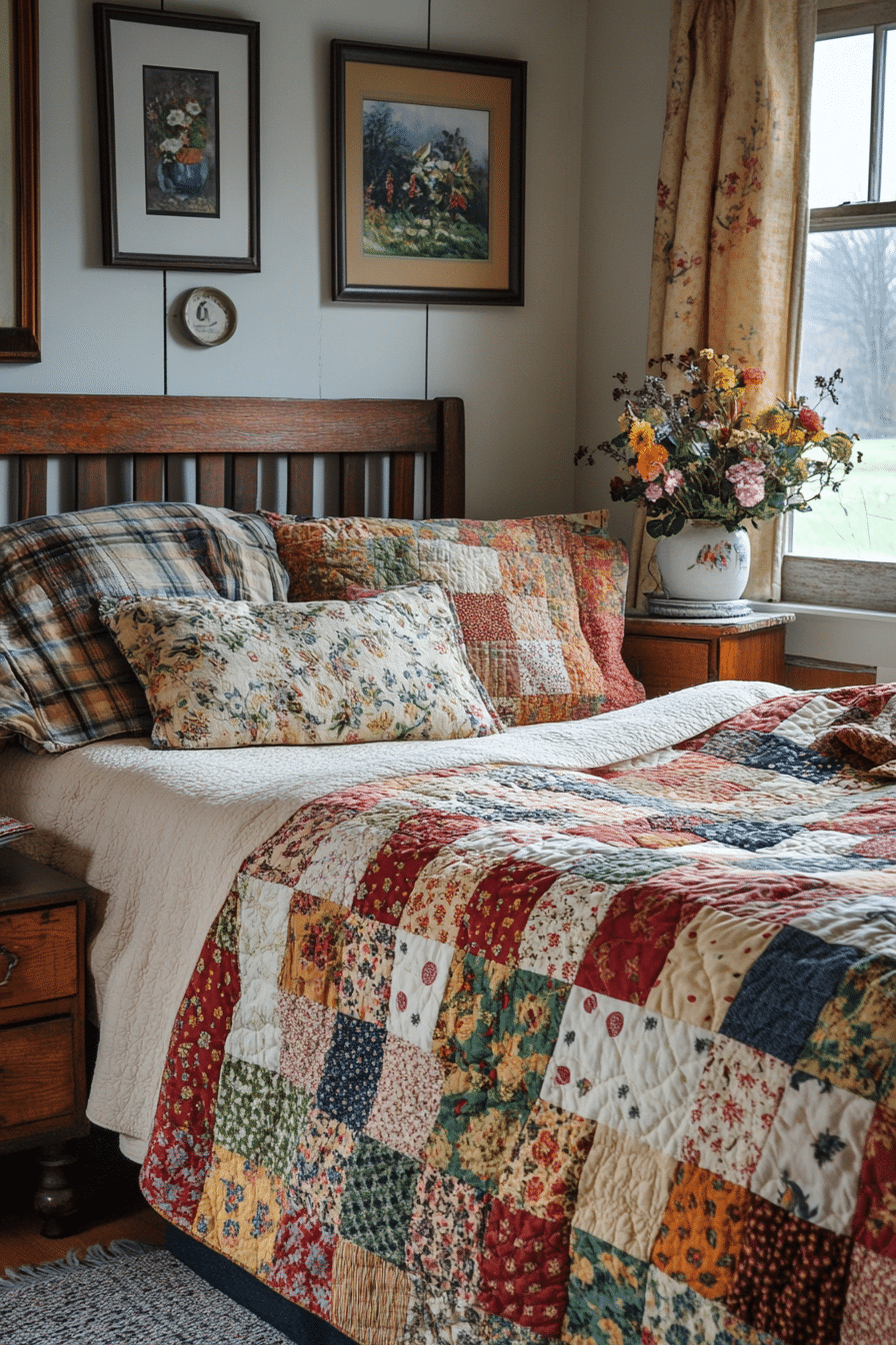 rustic farmhouse bedroom