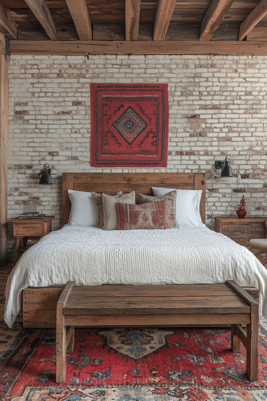 rustic farmhouse bedroom