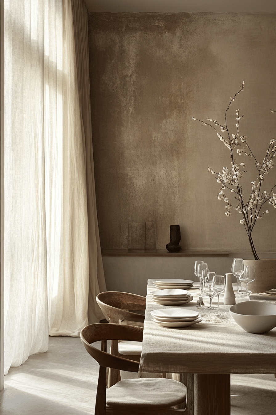 wabi sabi dining room