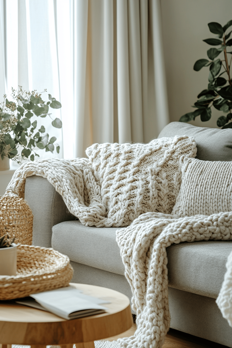 Charcoal couch living room