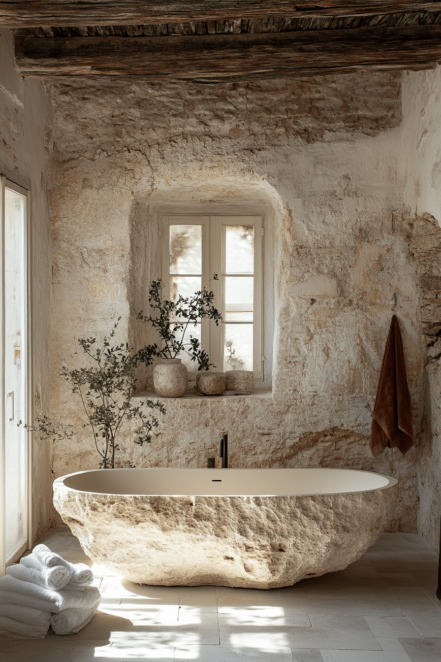 wabi sabi bathroom