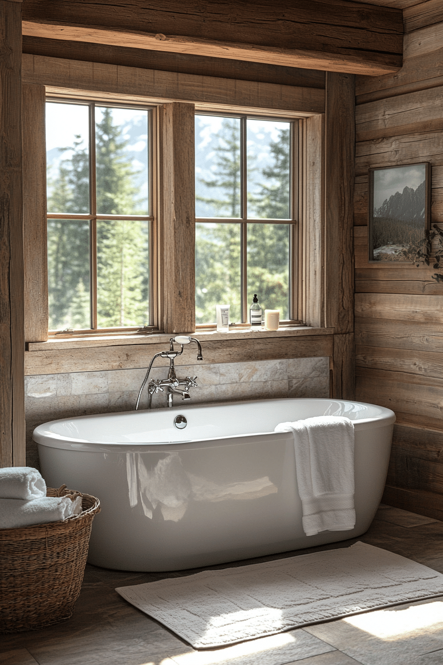 little cabin bathroom