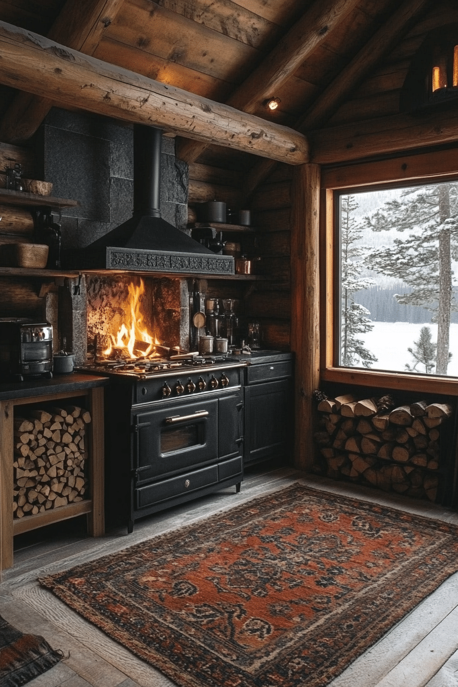 little cabin kitchen