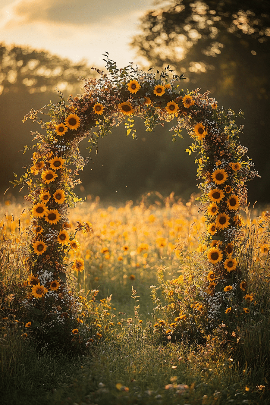 boho wedding arch