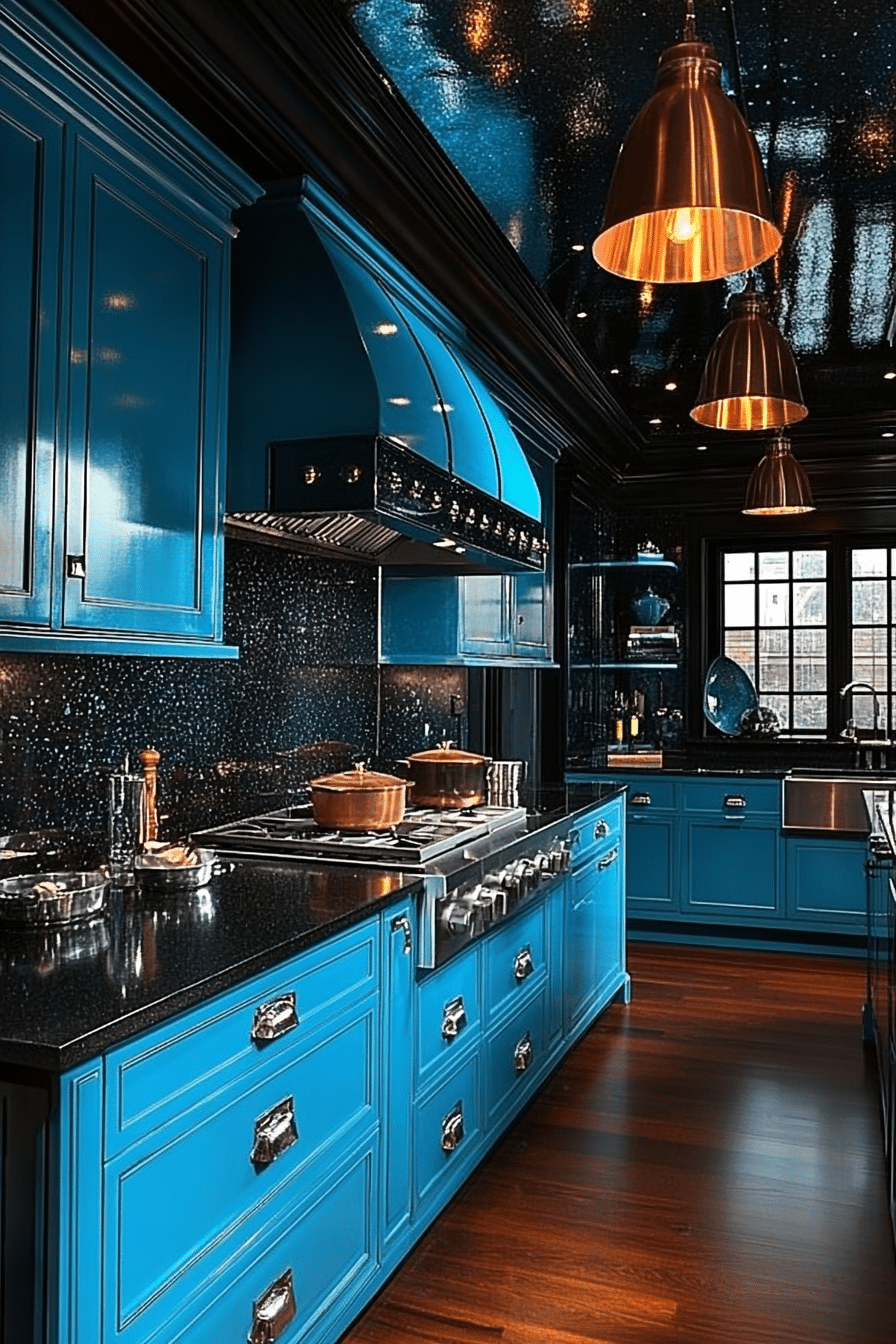 Powder Blue Kitchen Cabinets