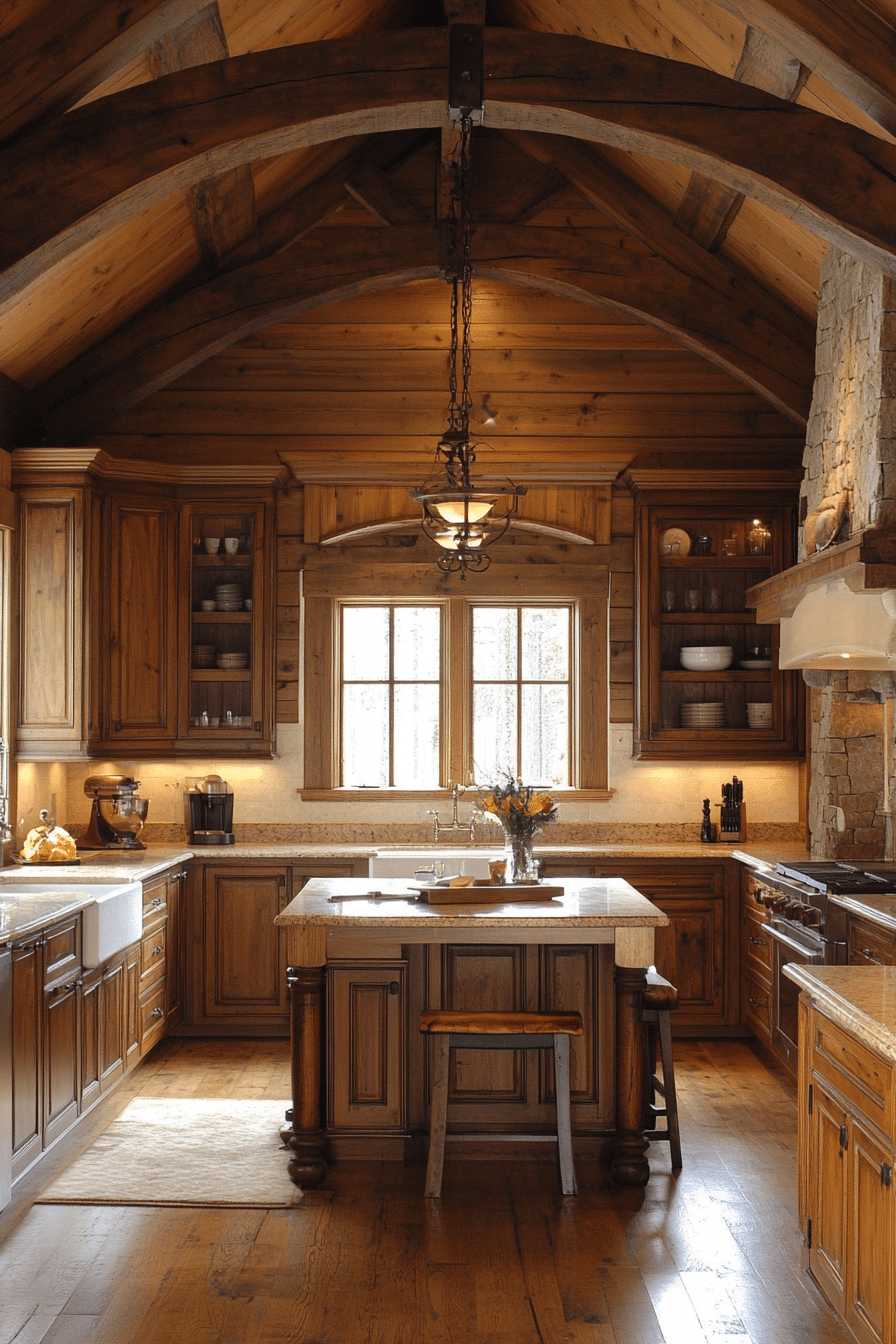 little cabin kitchen