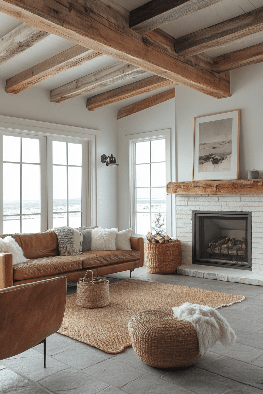 little cabin living room