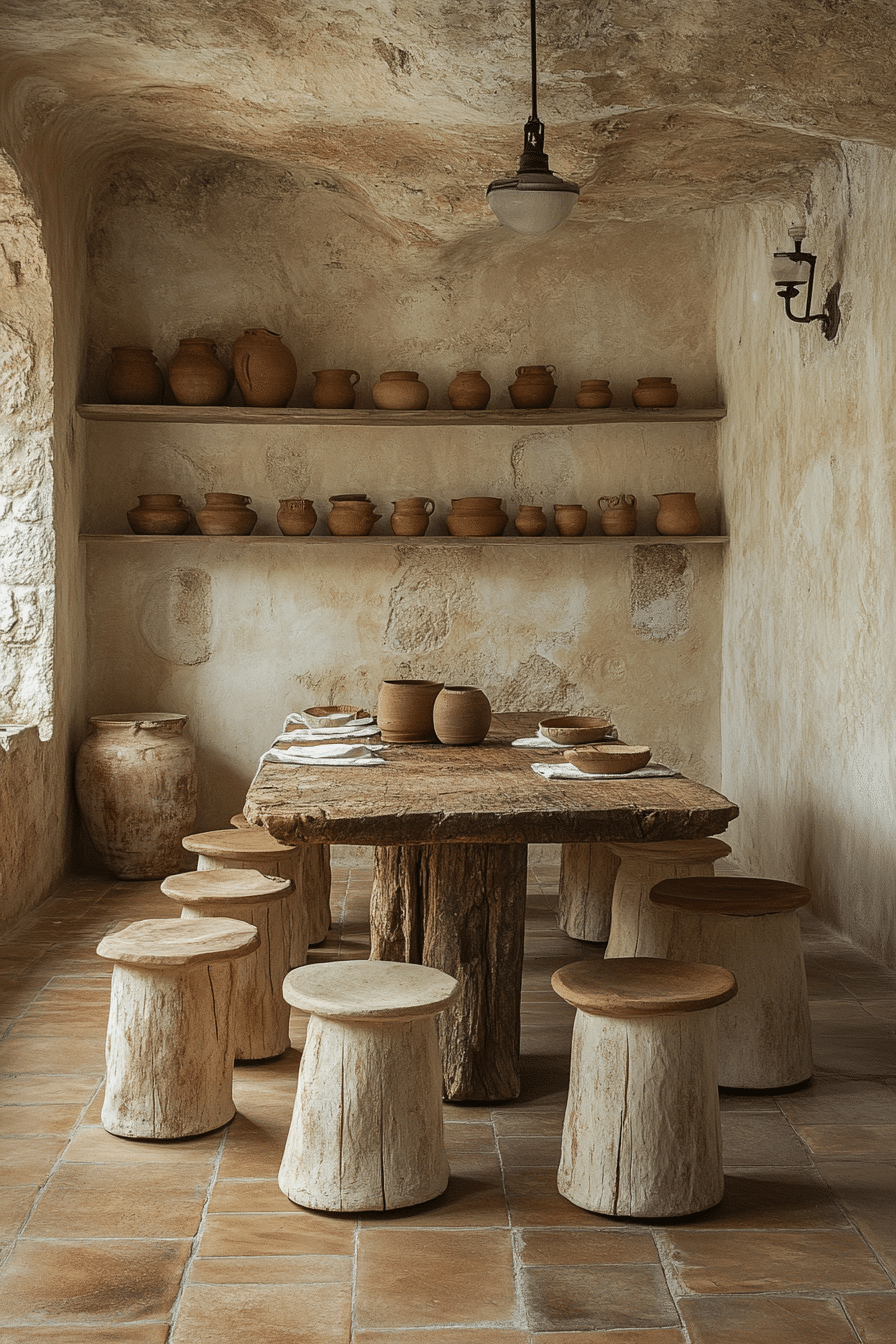 wabi sabi dining room