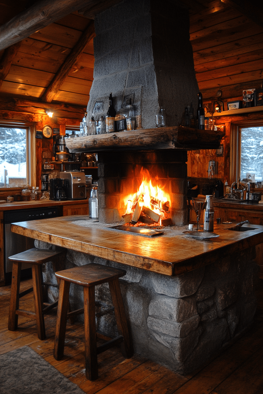 little cabin kitchen