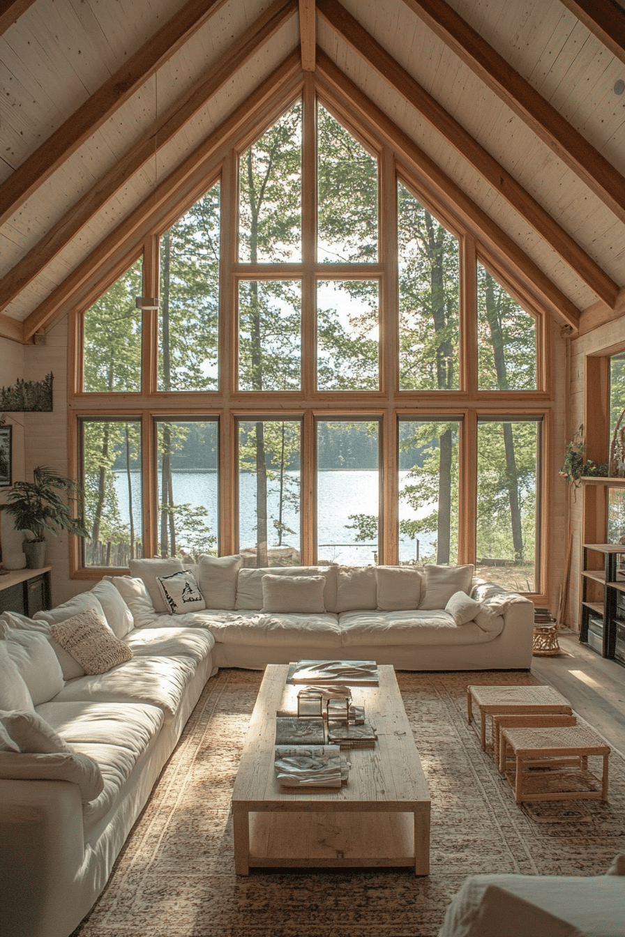 little cabin living room