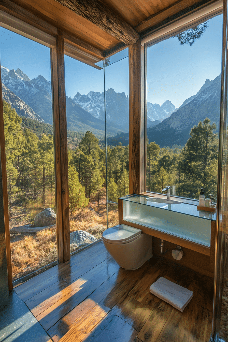 little cabin bathroom