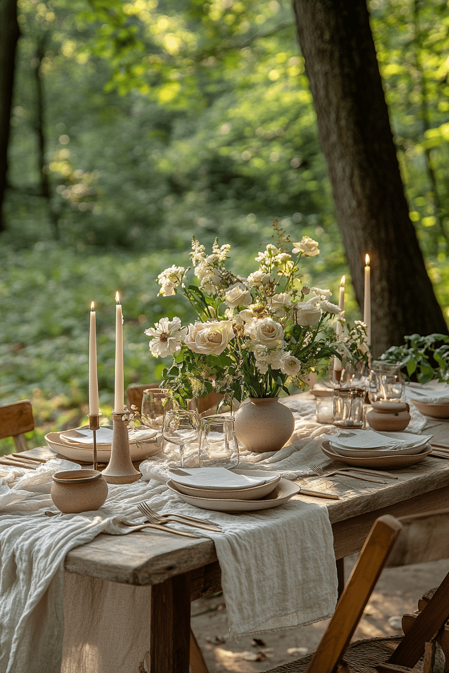 boho wedding table decorations