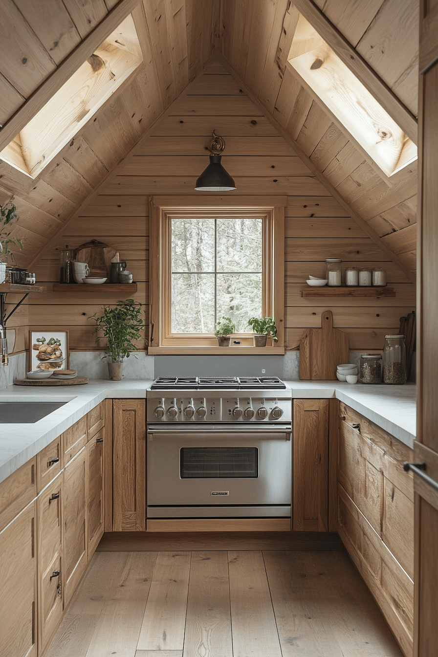 little cabin kitchen