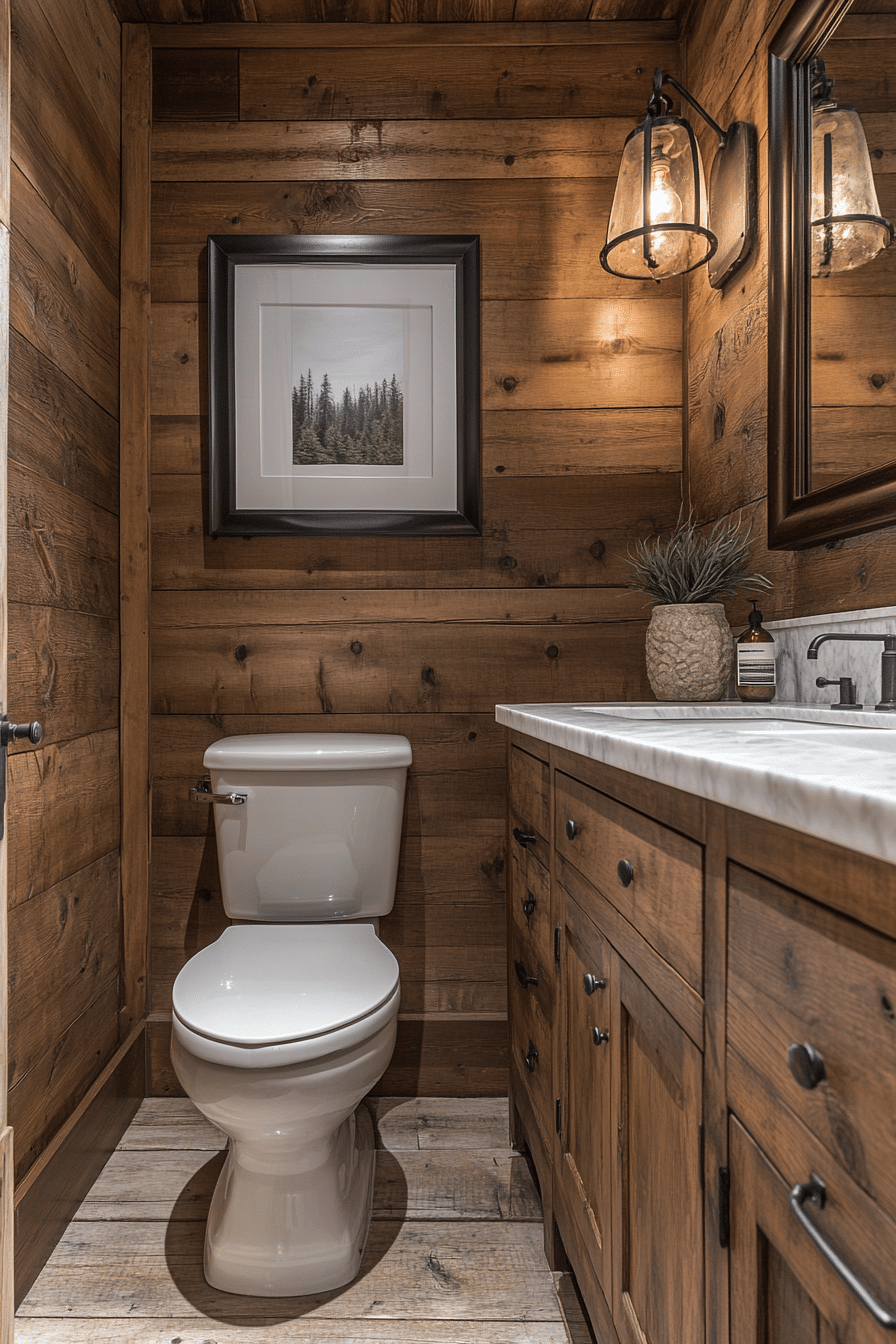 little cabin bathroom