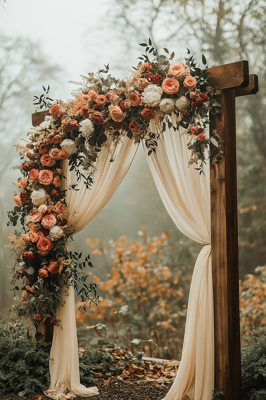 boho wedding arch