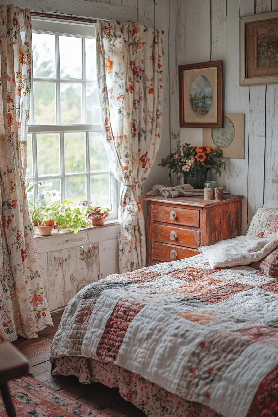 Cottage Charm Retreat for Barndominium Bedroom Ideas