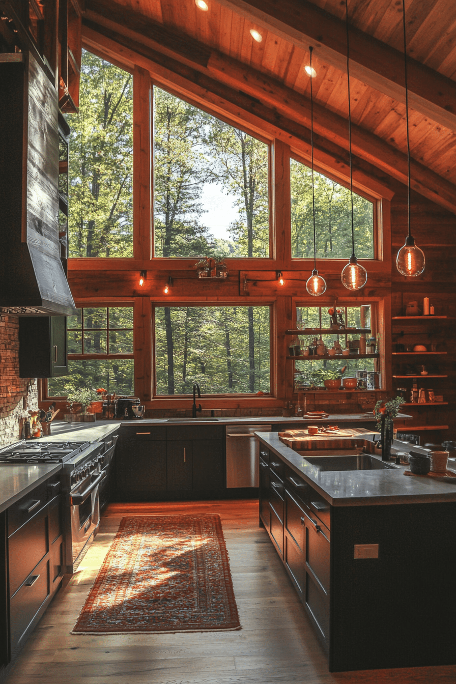 little cabin kitchen