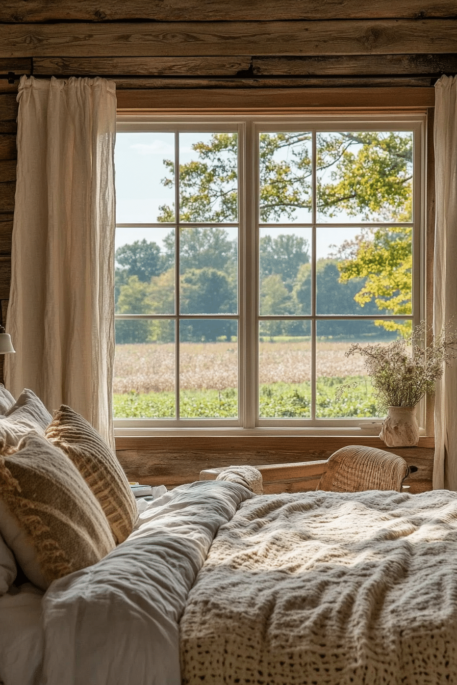 rustic farmhouse bedroom