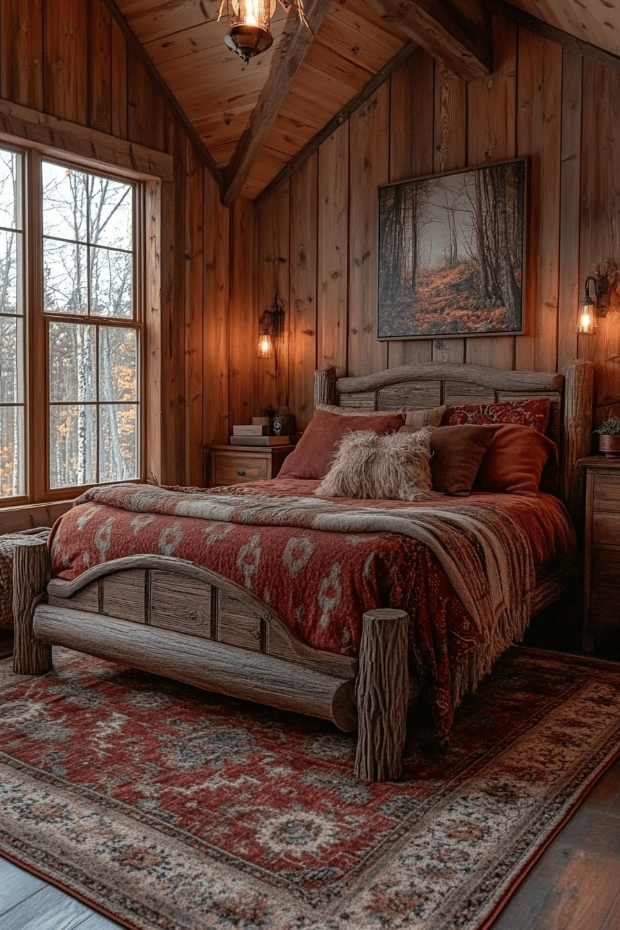 Woodland Comfort for Barndominium Bedroom Ideas