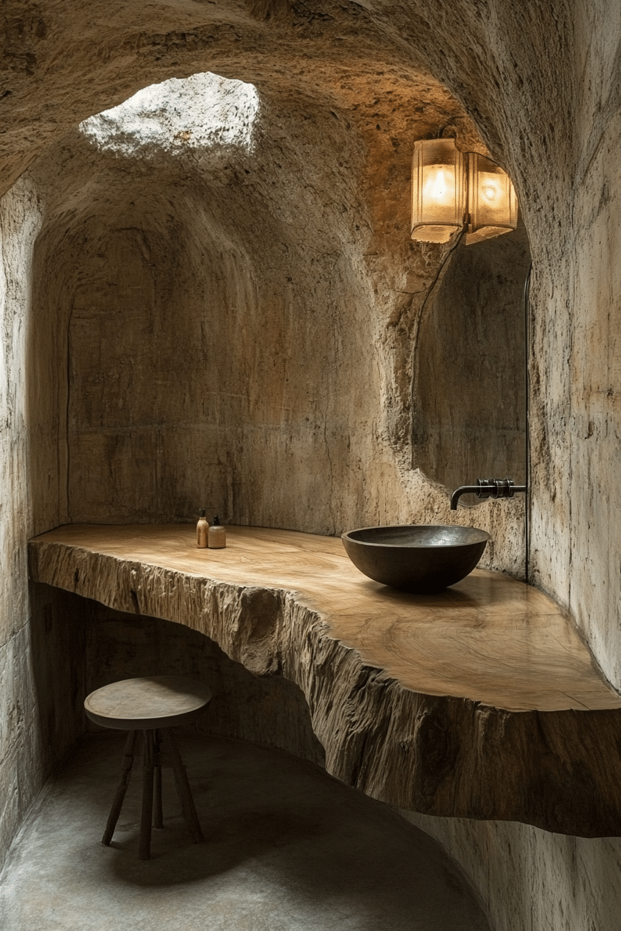 wabi sabi bathroom