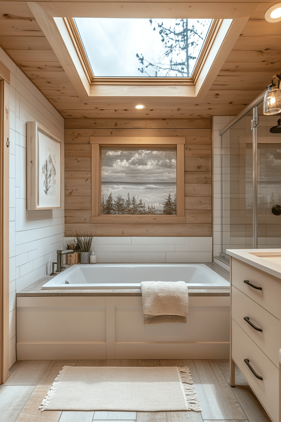 little cabin bathroom