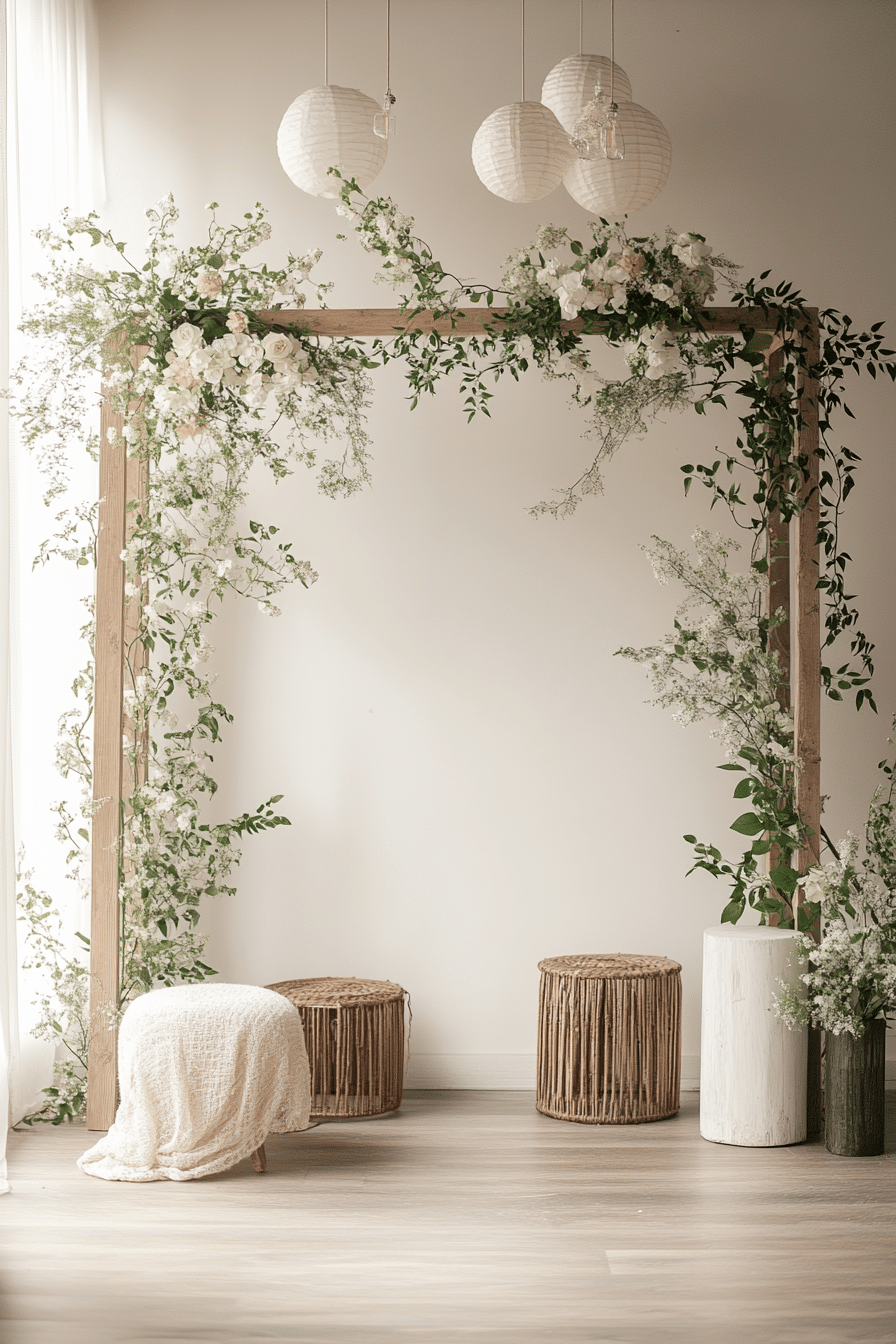 boho wedding arch