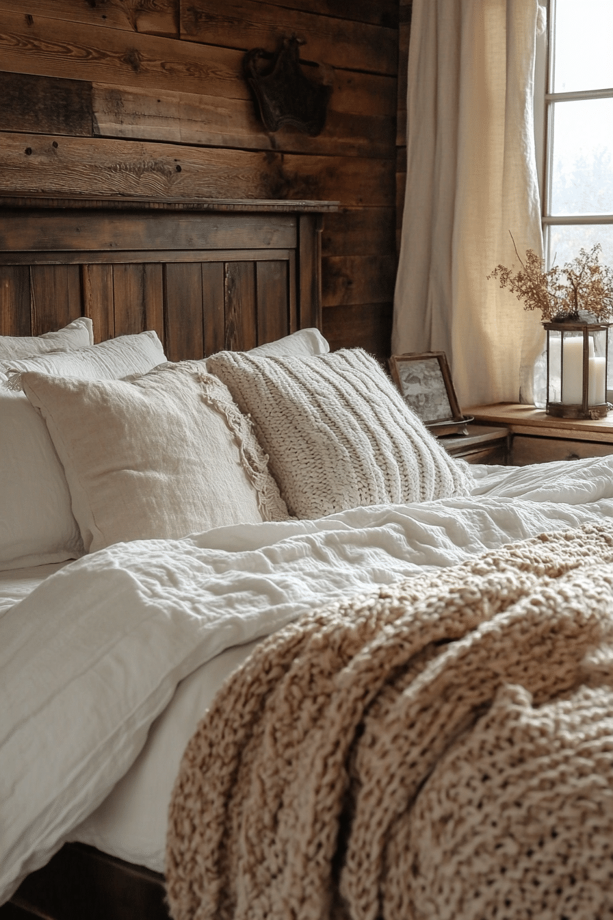 rustic farmhouse bedroom