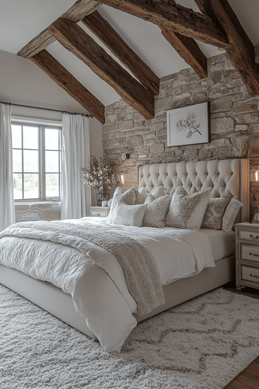 rustic farmhouse bedroom