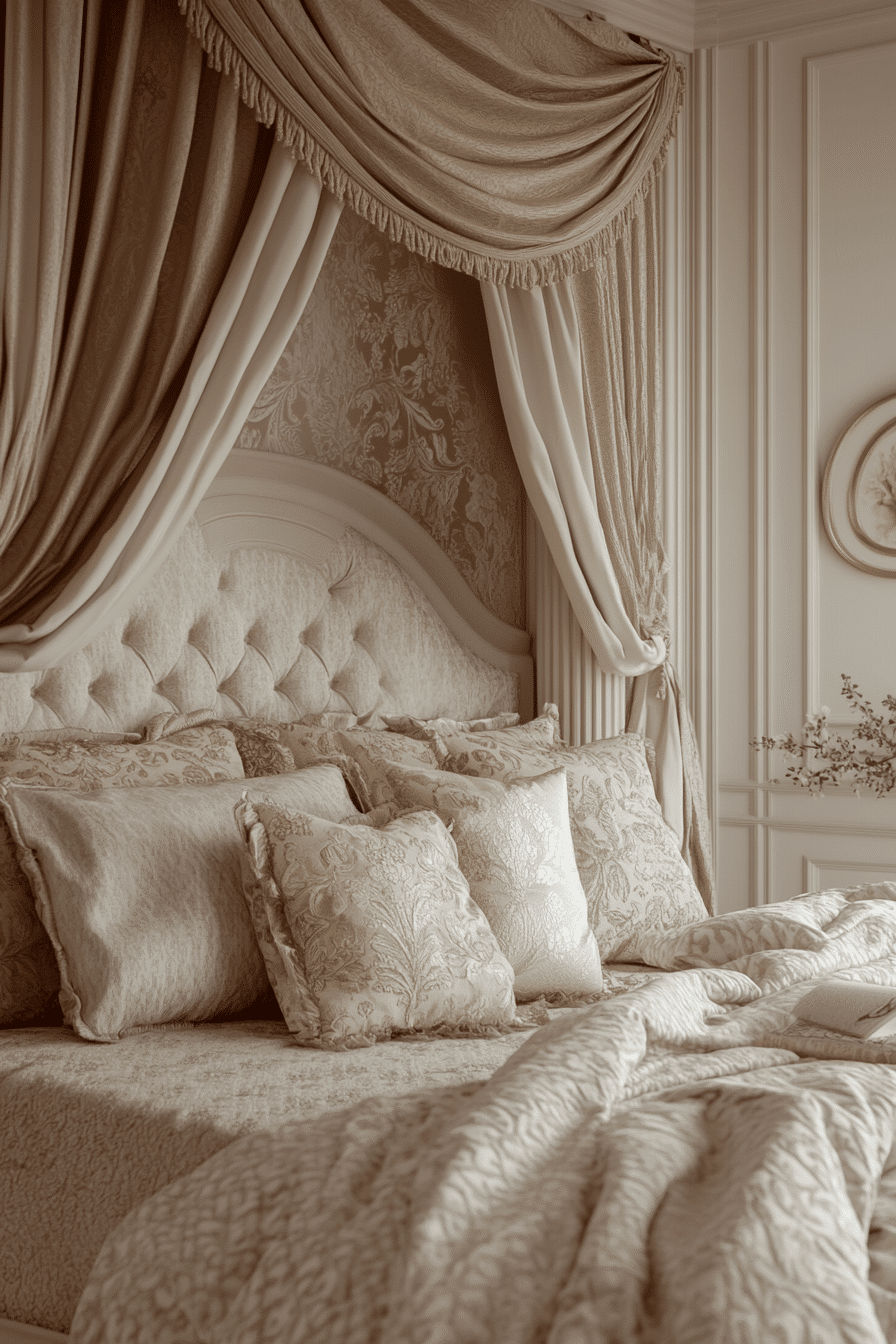 Neo-Classical Elegance for Barndominium Bedroom Ideas