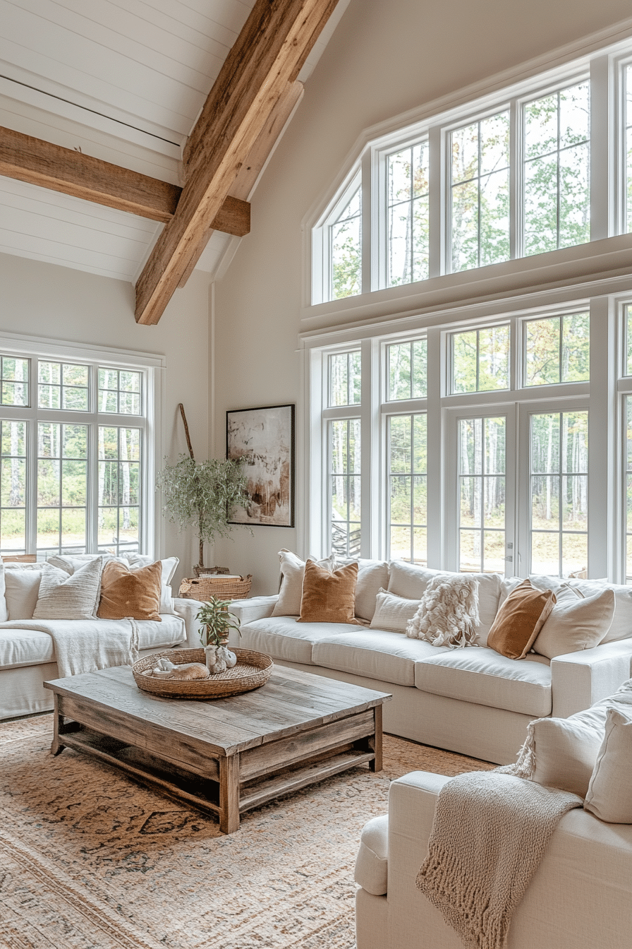 little cabin living room