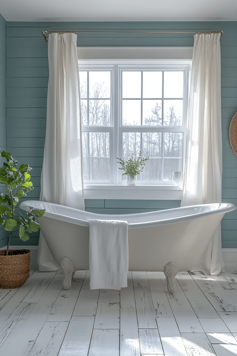 farmhouse style bathroom