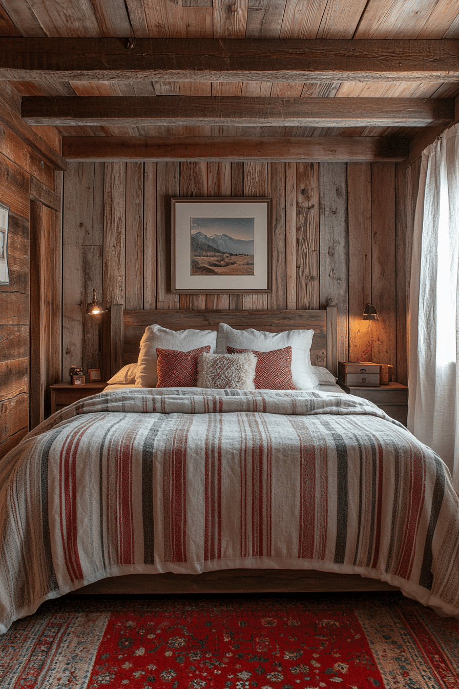 rustic farmhouse bedroom