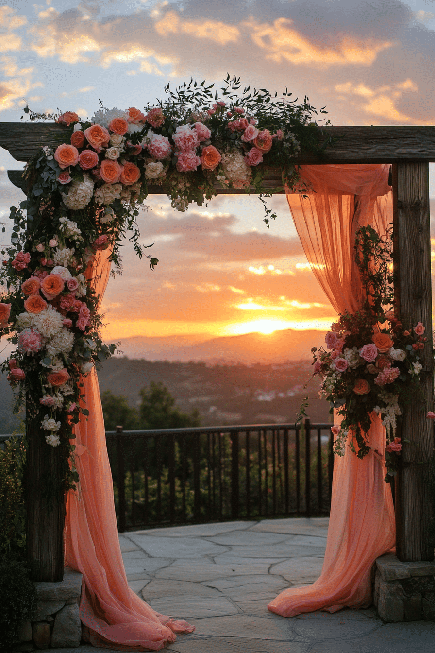 boho wedding arch