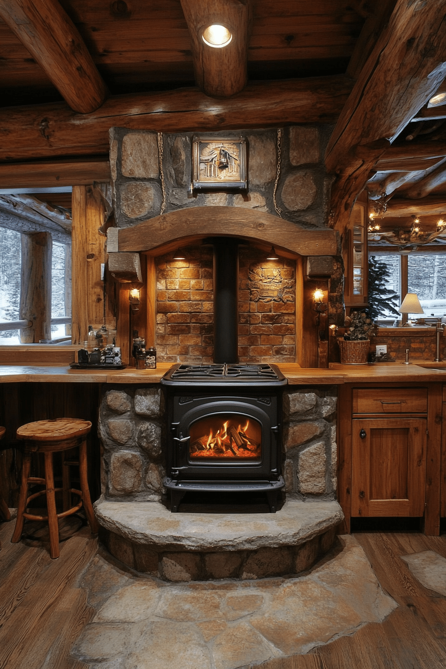 little cabin kitchen