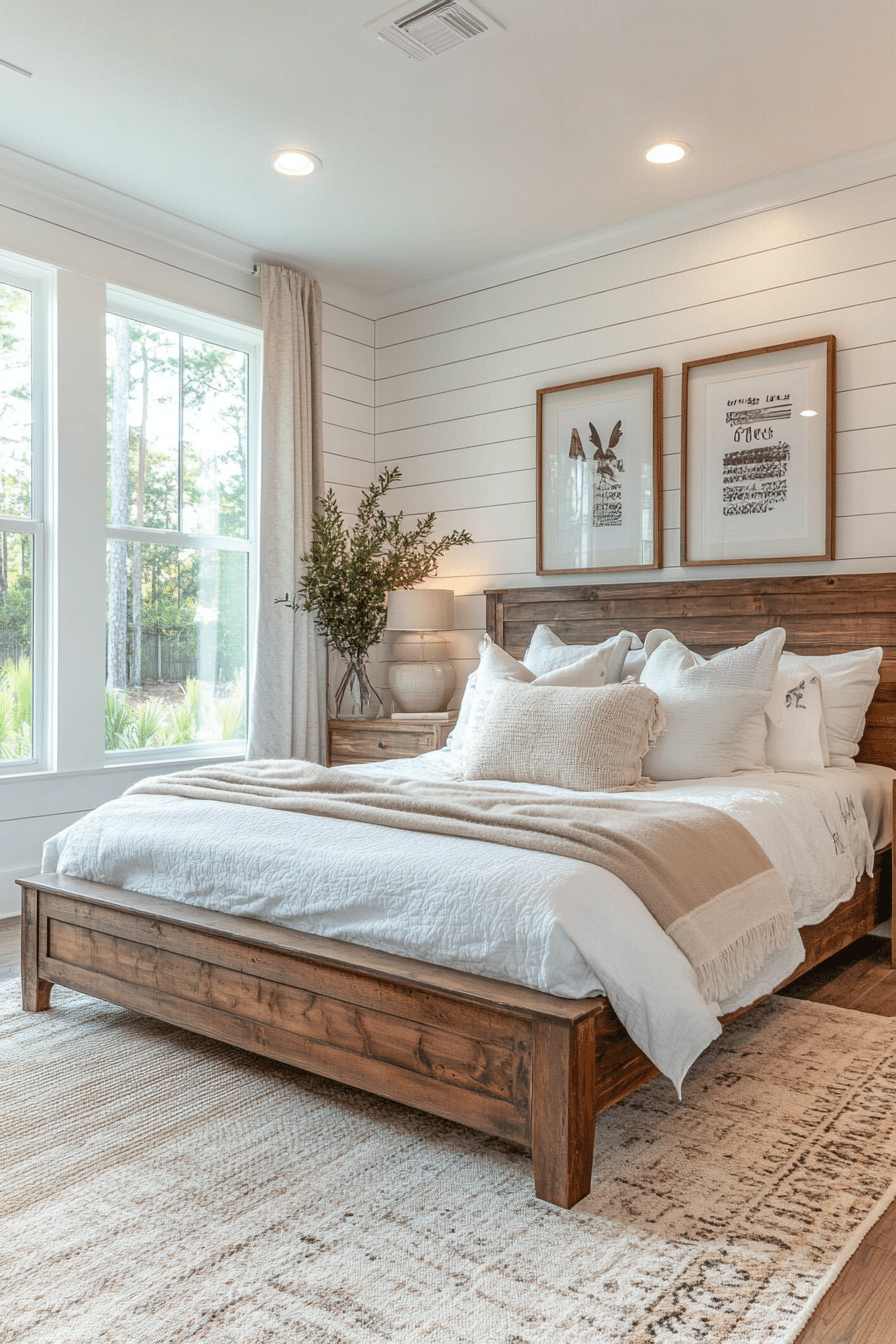 rustic farmhouse bedroom