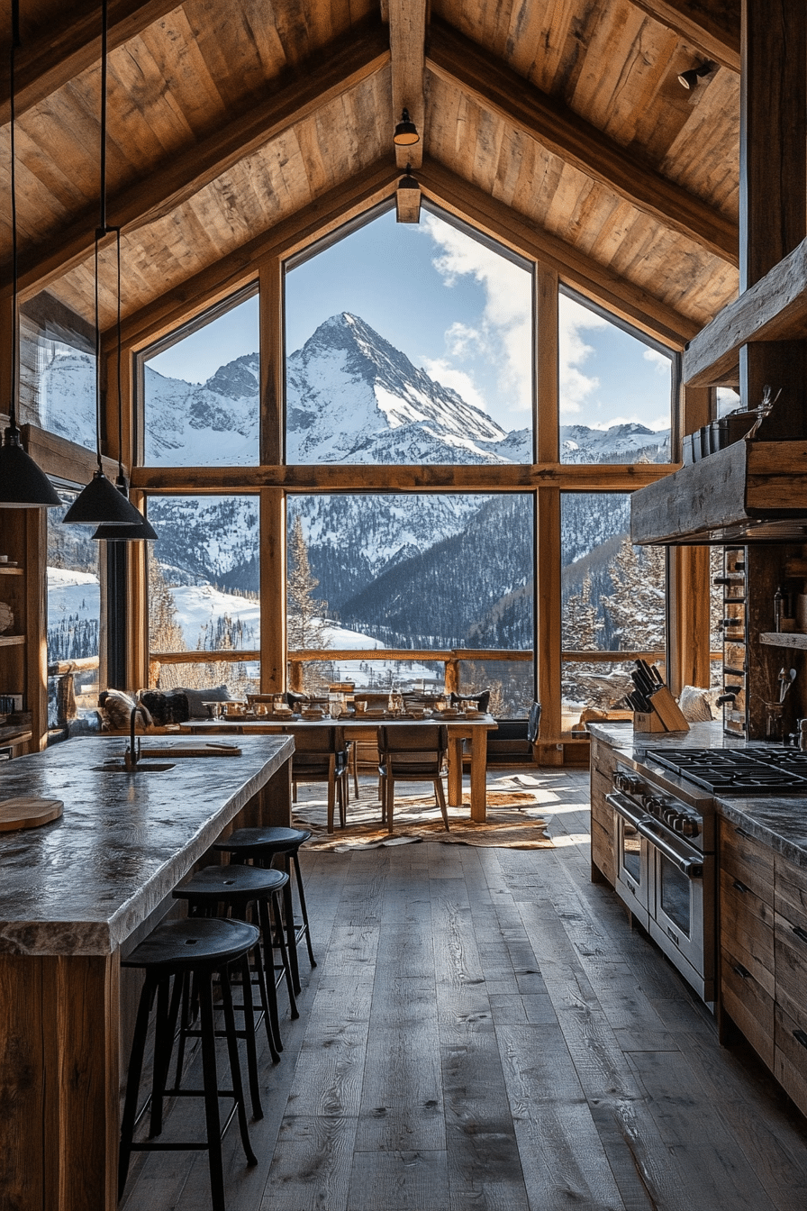 little cabin kitchen