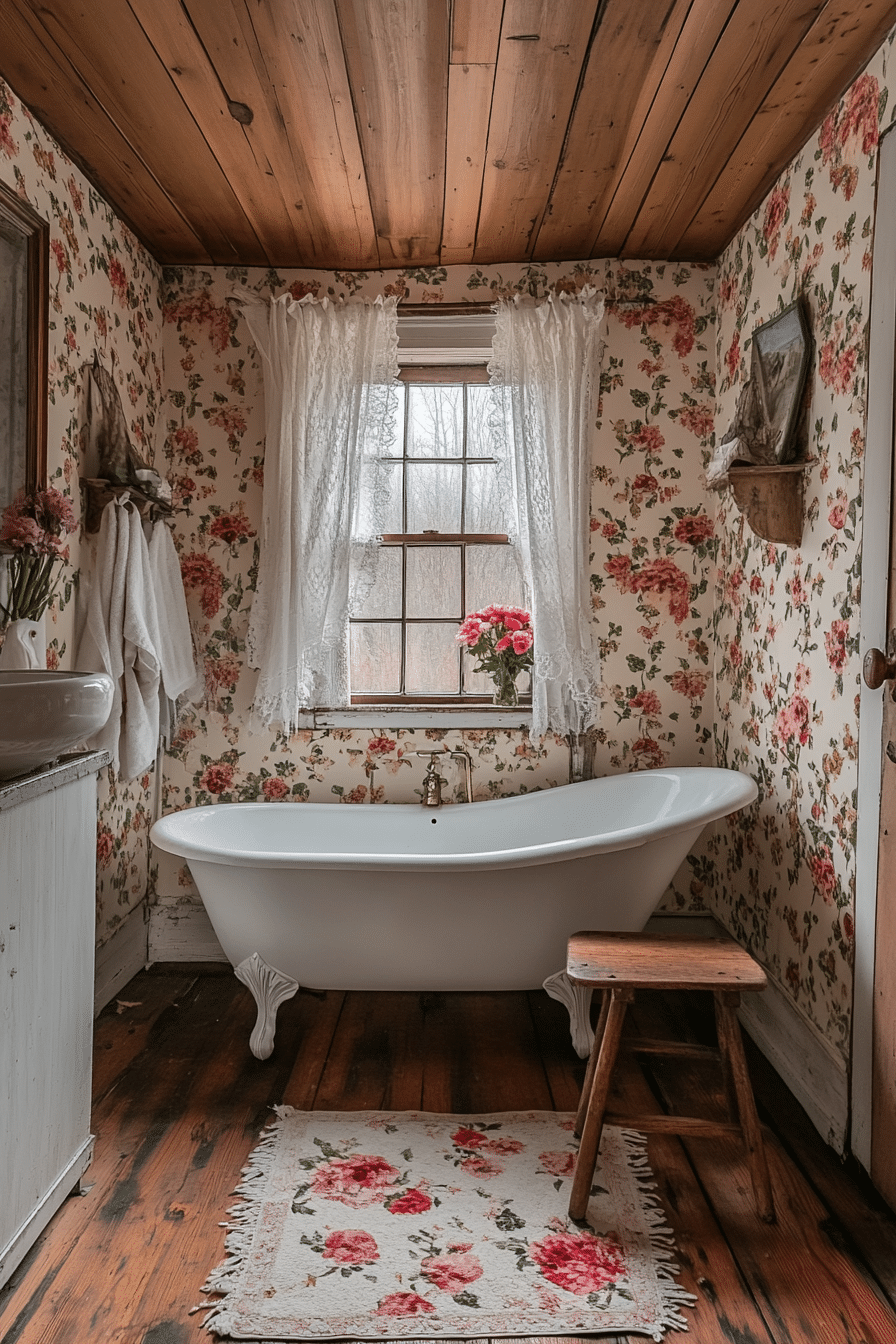 farmhouse style bathroom