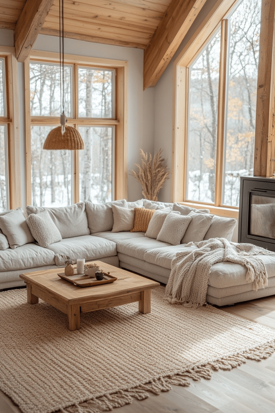 little cabin living room