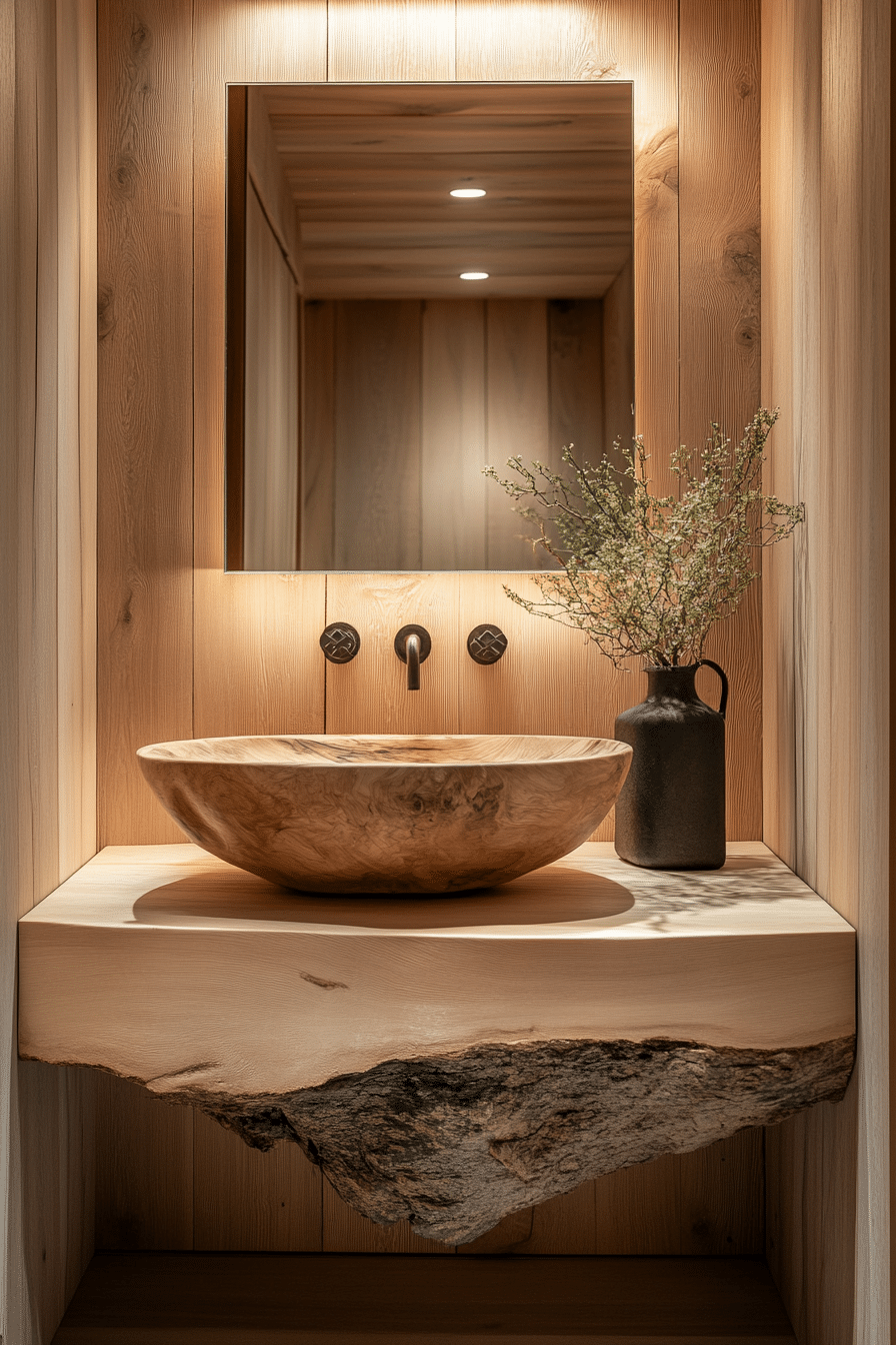 little cabin bathroom